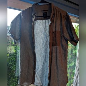 RVCA Button up, M, Grey